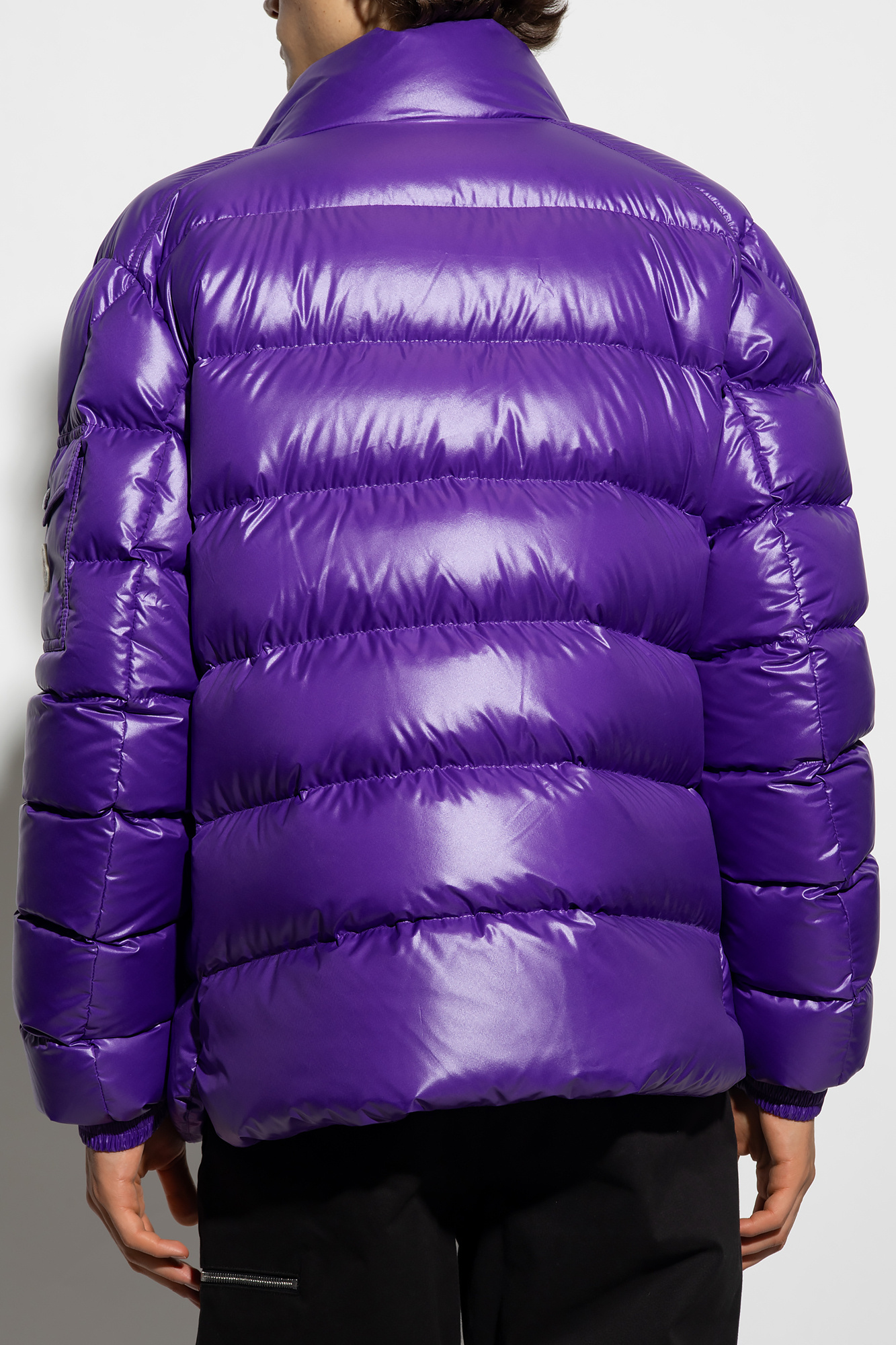 Moncler purple puffer outlet jacket